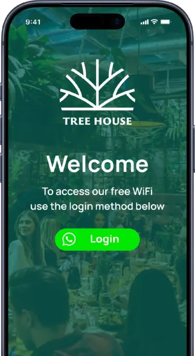 WhatsApp guest WiFi marketing