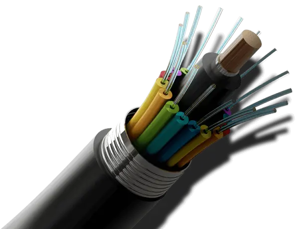 Fibre optic network cable